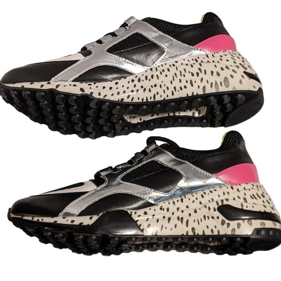 Steve Madden Barra Bara 01S1 Multicolor Stylish Chunky Y2K Dad Sneakers 6.5 New - Picture 5 of 9